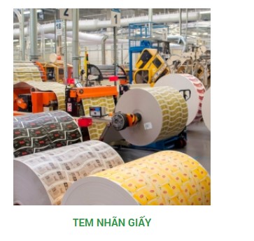 In tem nhãn giấy - Công Ty Trách Nhiệm Hữu Hạn Tăng Long Pack